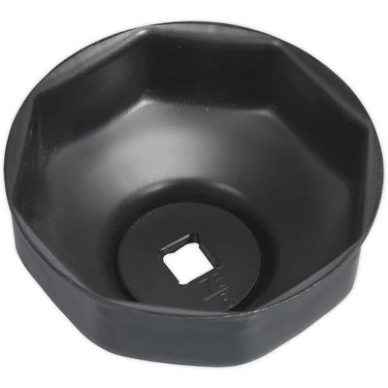 Image of Loops 76mm Oil Filter Cap Wrench - 8 Flutes - 3/8" Sq Drive - Low Profile Design Multi