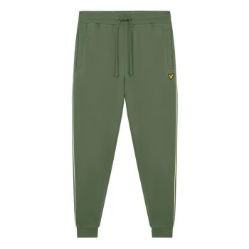 Image of Lyle and Scott Sport Sport Piping Joggers - Green
