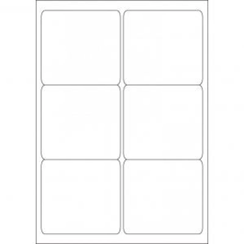 Image of ValueX Multipurpose Label 99.1x93.1mm 6 Per A4 Sheet White (Pack 600)