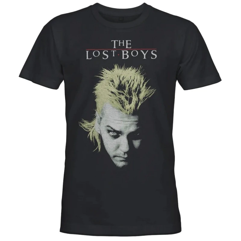 Image of The Lost Boys Mens David Triptych T-Shirt in Black Size: Medium Black Male M