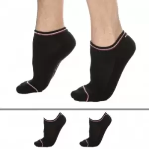 Image of Tommy Hilfiger 2-Pack Iconic Sneaker Socks - Black 43/46