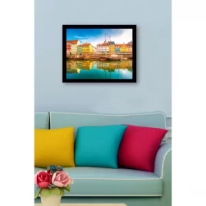 Image of SC0959 Multicolor Decorative Framed MDF Painting