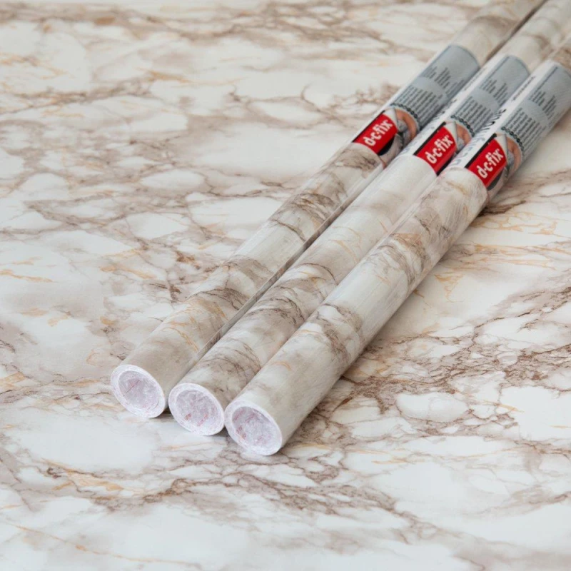 Image of D C Fix dc fix Marble Brown Self Adhesive Vinyl Pack 3 Brown unisex 67X2 PACK3