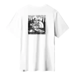 Image of The North Face Mens Redbox Celebration T-Shirt - White