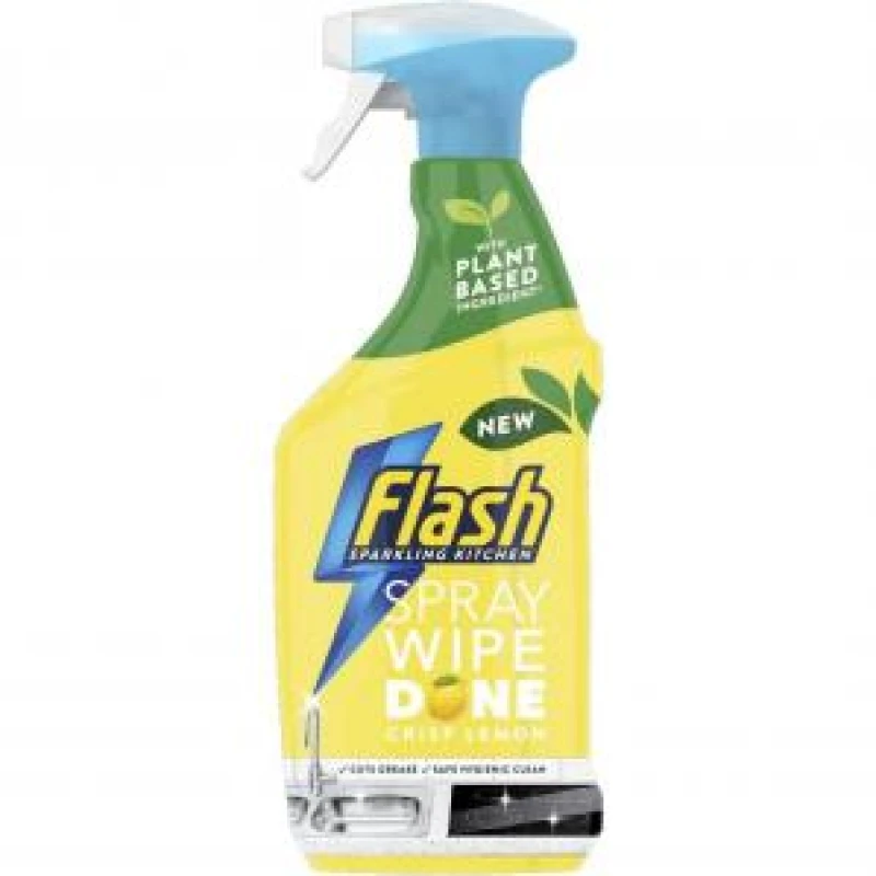 Image of Flash Spray Wipe Done Crisp Lemon Kitchen Spray - 800ml 800-478918