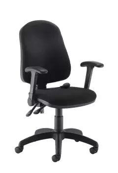 Image of Calypso Ergo Operator Chair with Folding Arms - Black