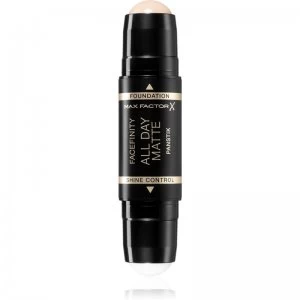 Image of Max Factor Facefinity All Day Matte Panstik foundation and makeup primer In Stick Shade 44 Warm Ivory 11 g