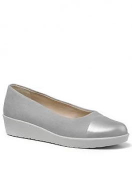 Image of Hotter Angel Wedge Ballet Pumps - Grey