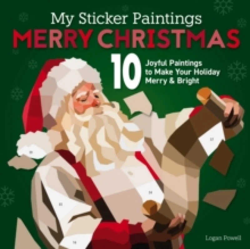 Image of My Sticker Paintings: Merry Christmas : 10 Joyful Paintings to Make Your Holiday Merry & Bright Paperback / softback