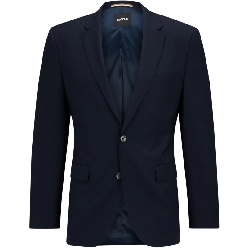 Image of Boss Mens H Jasper Mm C Formal Jacket Dark Blue male 42 (52)