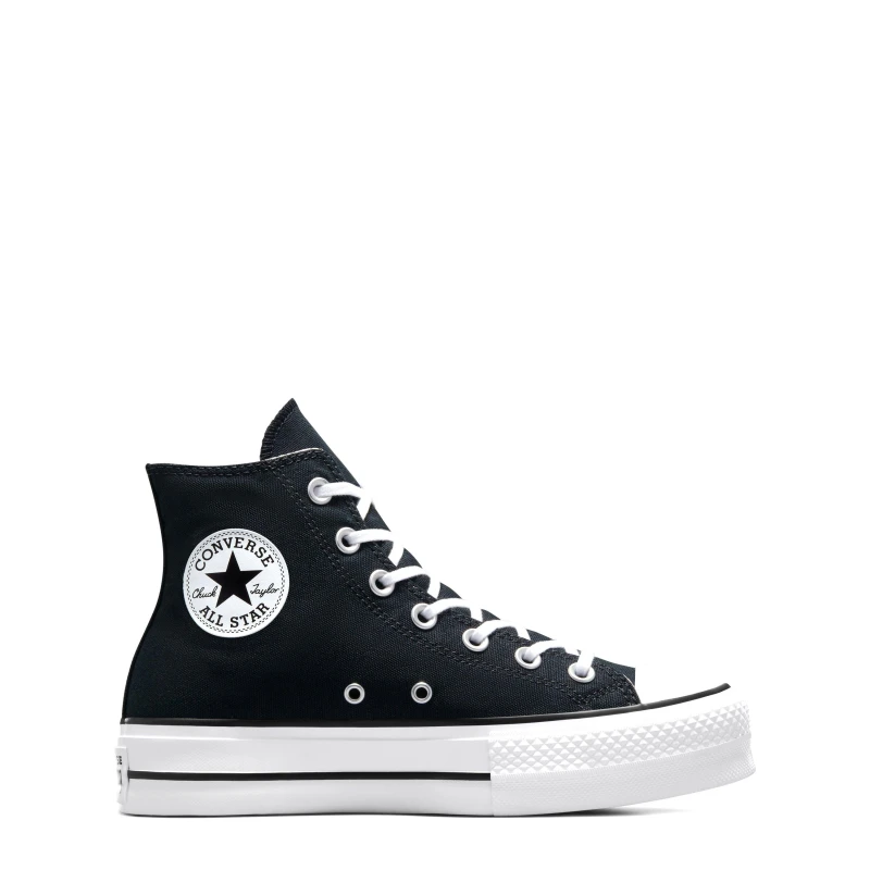 Image of Converse Black/White/White Chuck Taylor All Star Lift Platform Black Female 4 197914UK