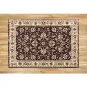 Image of Mastercraft - Alhambra 6992A Dark Blue Red 200cm x 290cm Rectangle - Purple and Red