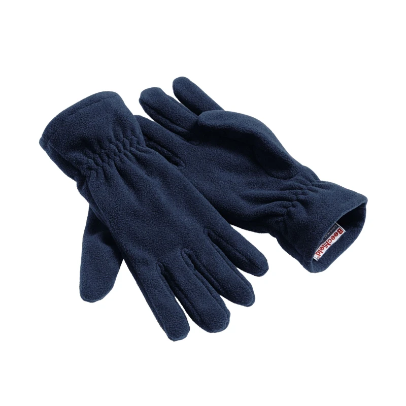 Image of Beechfield Beechfield Men Alpine SupaFleece Gloves in Navy Size: Small Navy S Male 5063527402585