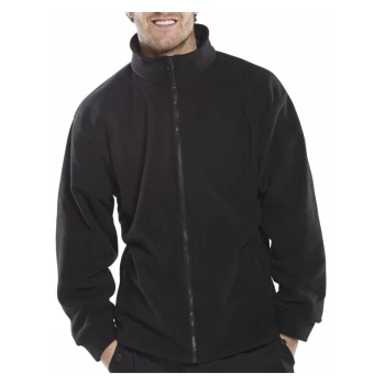 Image of FLEECE JACKET BLACK M - Black - Click