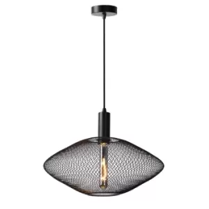 Image of Mesh Modern Pendant Light - Ø45cm - 1xE27 - Black