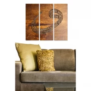 Image of MDFVAV6 Multicolor Decorative MDF Painting (3 Pieces)