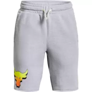 Image of Under Armour Rock Project Terry Shorts Junior Boys - Grey