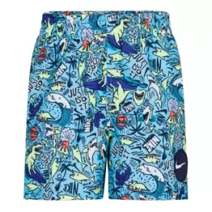 Image of Nike 4 Volley Shorts Boys - Blue