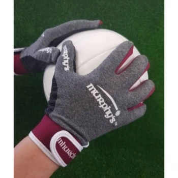 Image of Murphy's Gaelic Gloves 10 / Large Grey/Maroon/White