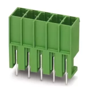 Image of Phoenix Contact Pcv 4/5-G-7.62 Header, Pcb, Vertical, 7.62Mm, 5Way