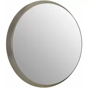 Image of Wall Mirror Bathroom / Bedroom / Hallway Wall Mounted Small Silver Mirrors / Round Minimalistic Mirrors For Living Room 4 x 44 x 44 - Premier