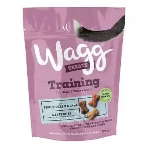 Image of Wagg Training Treats With Chicken, Beef and Lamb Dog Treats 125g