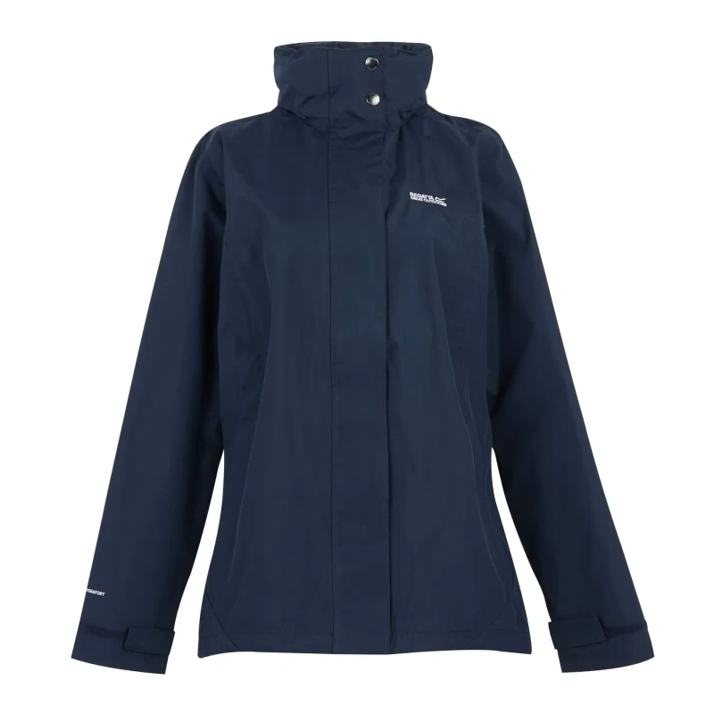 Image of Regatta Womens/Ladies Daysha Waterproof Rain Shell Jacket 10 - Bust 34' (86cm) NAVY RWW271-540-10
