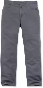 Image of Carhartt Rigby 5 Pocket Pants, grey, Size 33, grey, Size 33