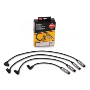 Image of NGK Ignition Lead Set AUDI,VW,SKODA 7015 Ignition Cable Set,Ignition Wire Set,Ignition Cable Kit,Ignition Lead Kit