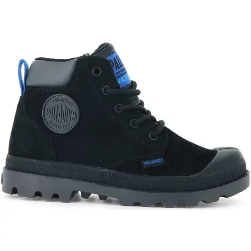 Image of Palladium Children's boots Palladium Pampa Hi Cuff Noir Male 29