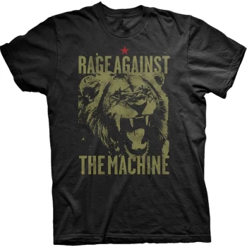 Image of Rage Against The Machine - Pride Unisex Medium T-Shirt - Black