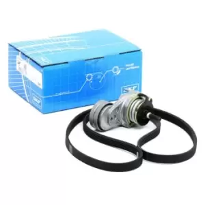 Image of SKF V-ribbed belt set OPEL,FIAT,ALFA ROMEO VKMA 35260 55556090,55563512,71776924 96802494,55350421,55556090,71776924,1340268,25189926,25191534,6340552
