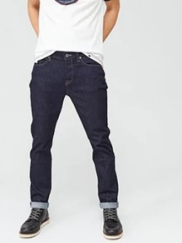 Image of Pretty Green Erwood Slim Fit Jeans - Indigo, Size 36, Men