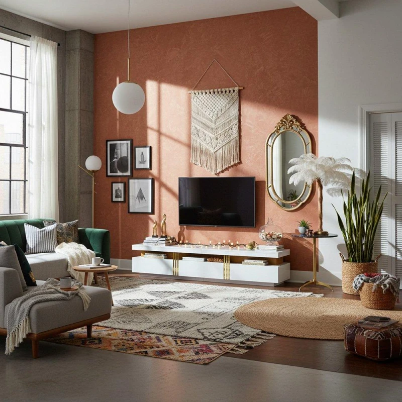 Image of Urban Meuble Modern TV Stand White Stylish Storage White unisex One Size