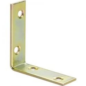 Image of TOOLCRAFT Chair angle 50 mm Steel yellow galvanised