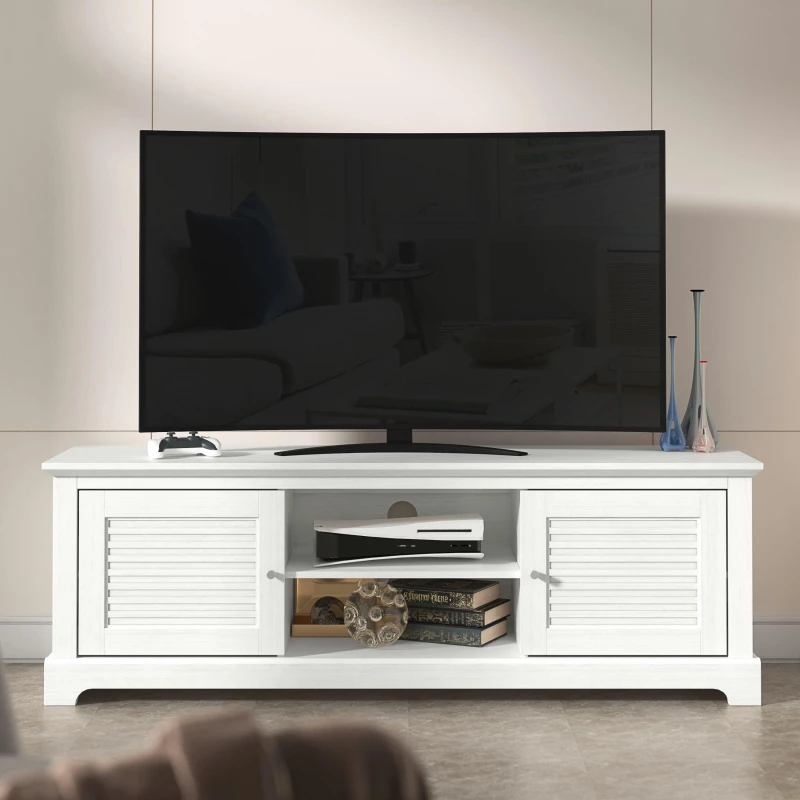 Image of GFW GFW Salcombe 2 Door TV Unit - White