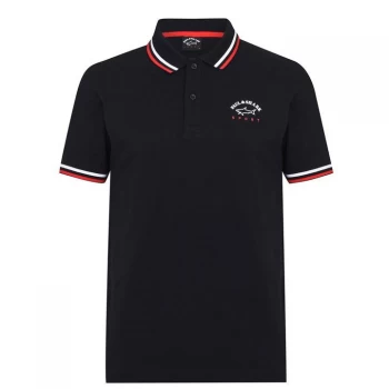 Image of Paul And Shark Sport Paul & Shark Sport Tip Polo - Black 011