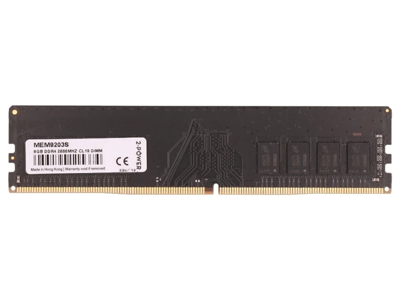 Image of 2-Power MEM9203S memory module 8GB 1 x 8GB DDR4 288-pin DIMM