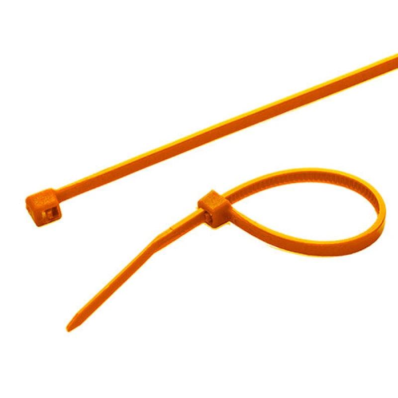 Image of Cablenet Cablenet Cabletie 4.8mm x 370mm Orange (PK 100) CTIE9-1OR