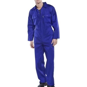 Image of Click Workwear Regular Boilersuit Royal Blue Size 44 Ref RPCBSR44 Up