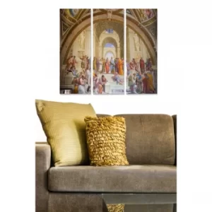 Image of MDF467821622 Multicolor Decorative MDF Painting (3 Pieces)