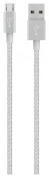 Image of Belkin MIXIT Metallic Micro USB to USB 12m Cable Silver