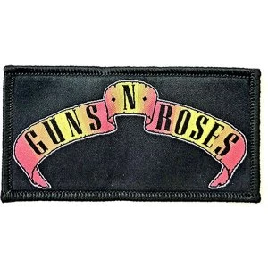 Image of Guns N' Roses - Scroll Logo Standard Patch