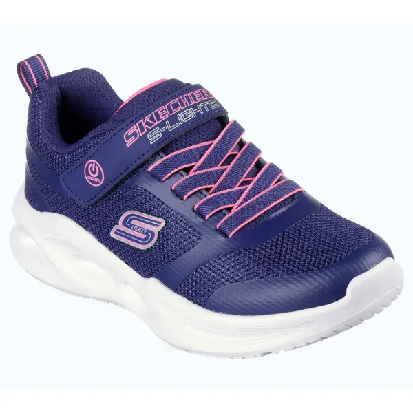 Image of Skechers Girls Sola Glow Lightweight Trainers UK Size 2 (EU 35)