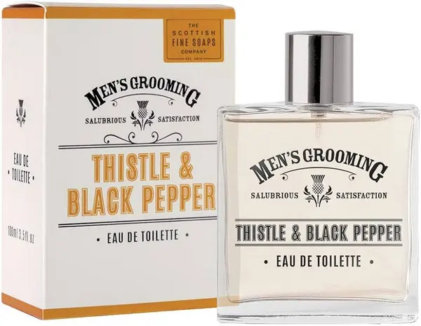 Image of Scottish Fine Soaps Thistle & Black Pepper Eau de Toilette For Him 100ml