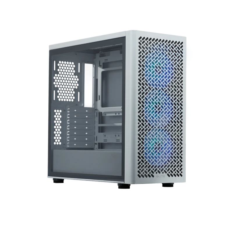 Image of Cooler Master Elite 502 ATX Mid Tower Case - White - E502-WGNN-S00