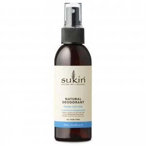 Image of Sukin Fresh Cotton Deodorant 125ml
