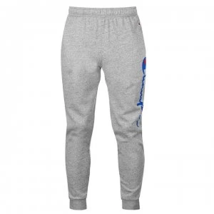 Image of Champion Large Logo Cuffed Sweatpants - Grey