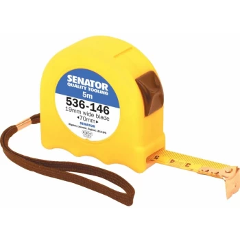 Image of Senator - 5M Hi-vis Locking Tape - Yellow Case
