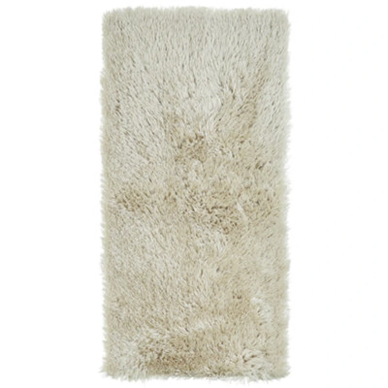 Image of Beliani Shaggygy Rug Cide Beige 80 X 150 Cm